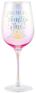 21st Wine Holographic Glass 430ml