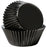 Large Black Foil Baking Cups 50 Pack