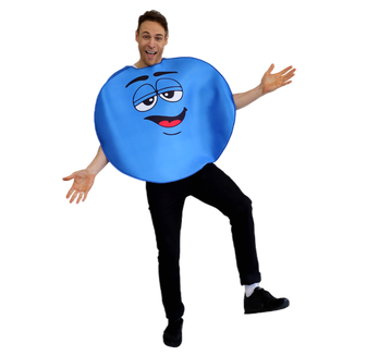 Blue Adult Chocolate Coloured Costume - One Size