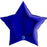 18" Foil Balloon Royal Blue Star