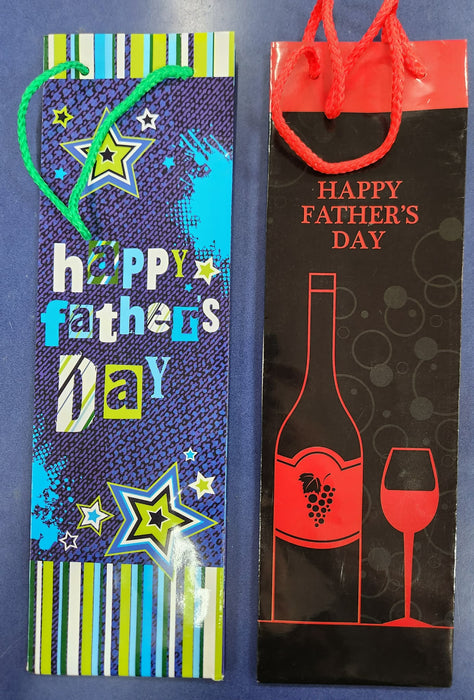 Father's Day Assorted Bottle Bags