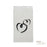 Cake Bag With Black And Grey Hearts Pack of 50
