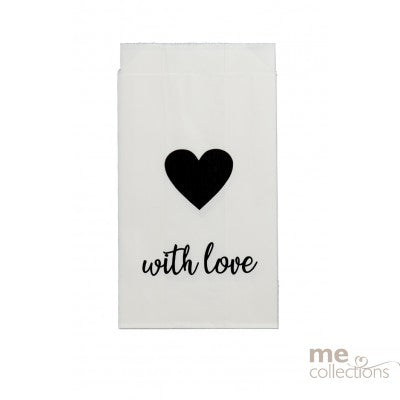 Cake Bag With Love Pack of 50