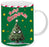 Merry Grinchmas 350ml Christmas mug with grumpy Christmas tree and colourful stars