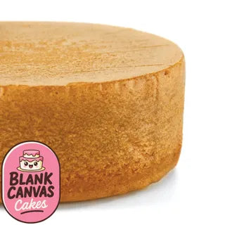 Frozen White Chocolate Mud Cake Round Blank Canvas Cake