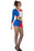 Angled view of Crazy Rebel Girl women’s costume