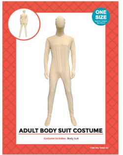 Adult Morph Body Suit Costume Cream