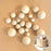 Cream Foam Ball Toppers 20Pcs