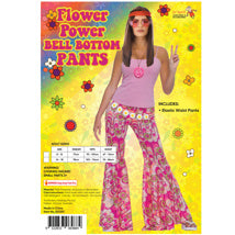 Flower Power Bell Bottom Pants Size 14-18