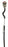 Voodoo Skull Staff 150cm (3pc assembly)