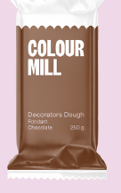 Colour Mill Decorators Dough ( Fondant ) 250g Chocolate