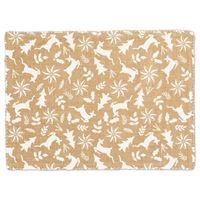 Christmas Hessian Placemats 4 Pk