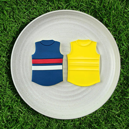 AFL Western Bulldogs Football Team Guernsey Cutter & Embosser Set
