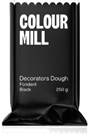 Colour Mill Decorators Dough ( Fondant ) 1kg Black