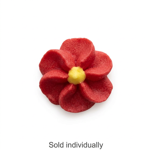 Apple Blossom Sugar Flowers – Red Each