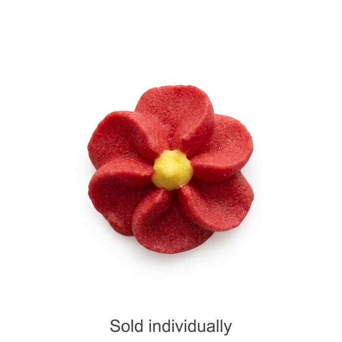 Apple Blossom Sugar Flowers – Red Each