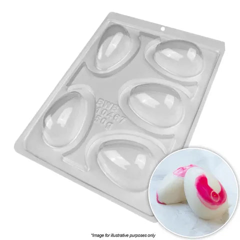 BWB Smooth Egg Mould 50g 3 Piece