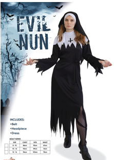 Evil Nun Dress - 12-14