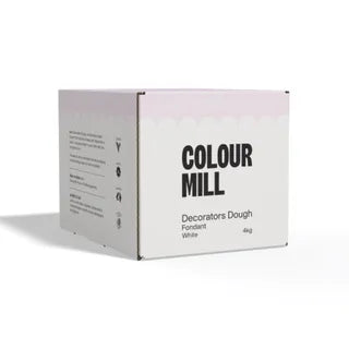 Colour Mill Decorators Dough ( Fondant ) 4kg White