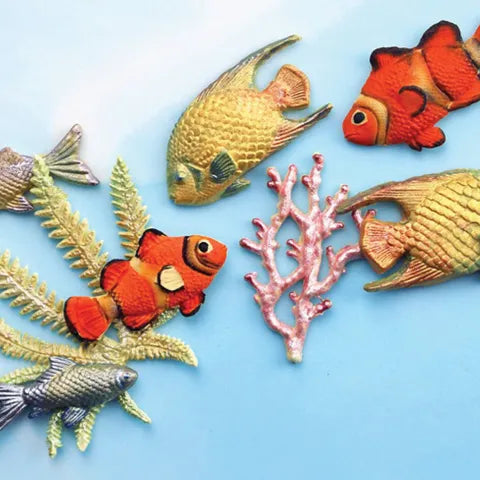 Assorted Fish & Seaweed Silicone Mould
