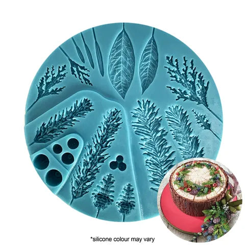 Assorted Leaf, Leaves & Berries Silicone Mould