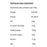 Cake Craft wafer toppers calculated nutritional information per 100 grams.