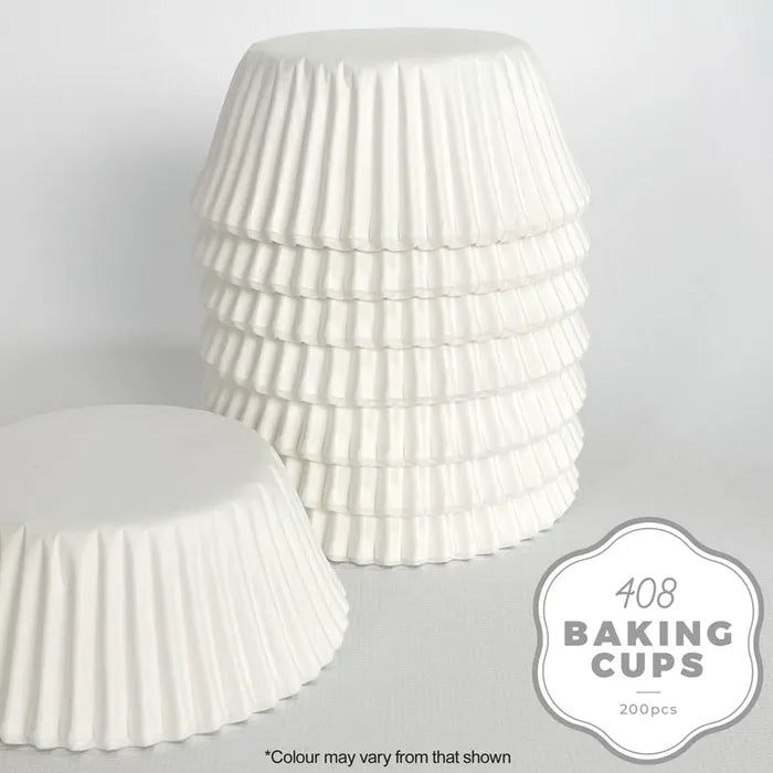 Cake Craft 408 Baking Cup White 200 Pack