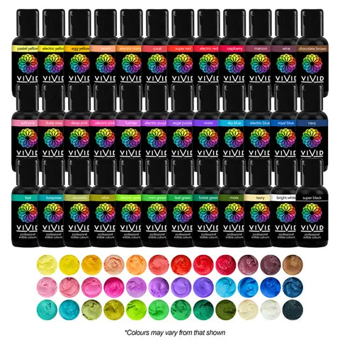 Vivid Gel Colours 36 Pack (21g)