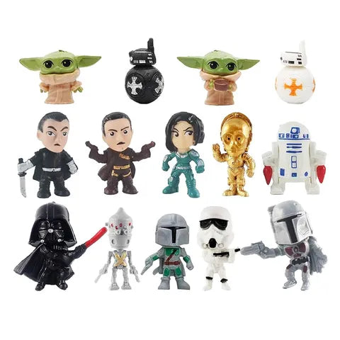 Star Wars Minions Plastic Figurines 14 Piece Set