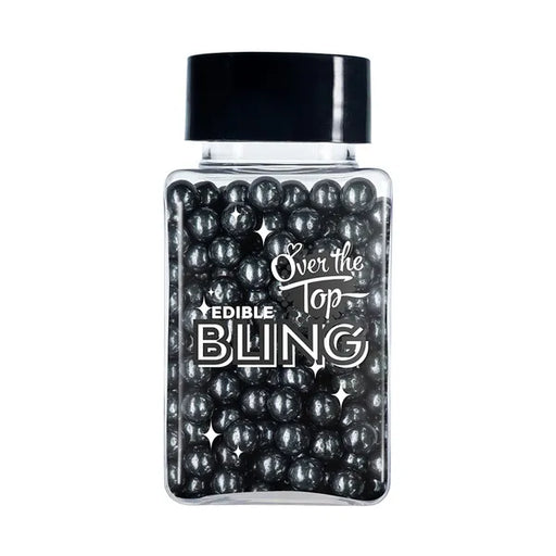 Over The Top Edible Bling Assorted Black Pearls 4mm 70g