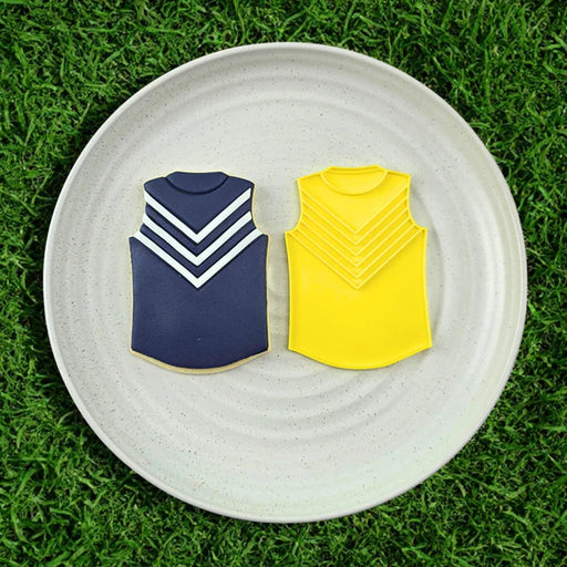 AFL Fremantle Dockers Football Team Guernsey Cutter & Embosser Set