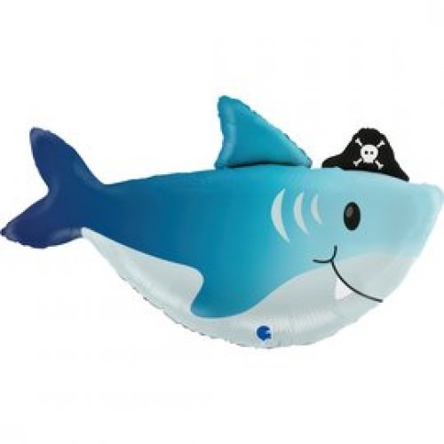 Large Shark Foil Balloon 29" (74cm)