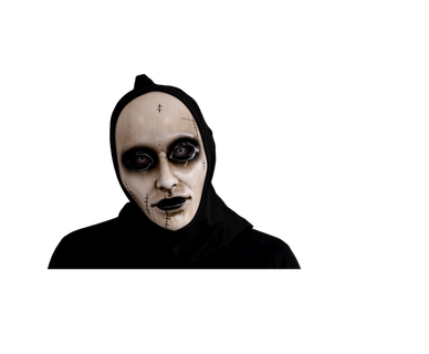 Ghostly Halloween Hooded Mask