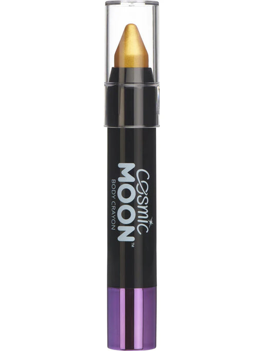 Cosmic Moon Metallic Body Crayon, Gold Single, 3.2g