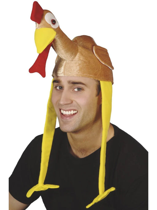 Gobbler Bonnet Turkey/Chicken Hat, Brown