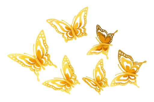 Gold Butterfly Topper
