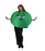 Green Adult Chocolate Coloured Costume - One Size