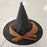 Black Witch's Hat With Brown Tulle Band