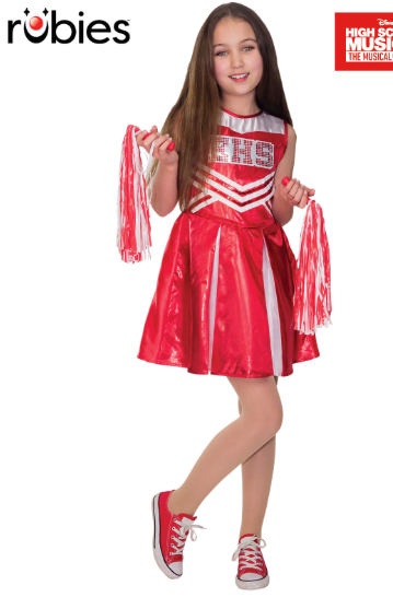 Wildcat Cheerleader Kids Costume - 3-4 Years