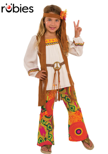 Childrens Flower Child Costume 5-7 Years