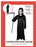 Children’s Grave Ghoul costume with skull mask, long black tunic, belt and gloves, shown on 4–6 years packaging with a separately sold scythe.