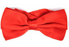 Plain red double-layer bow tie, JD Party 19411-03