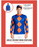 Adult jockey costume with blue and orange top and matching hat, packaging marked Large/Extra Large, height 175–185 cm