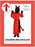Children’s red devil costume with black horns, red tunic and black waist sash with pointed tail, shown on 6–9 years packaging.