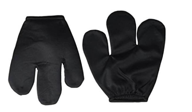 Cartoon Three Finger Gloves Black - JD Party item 17478