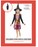 Children’s pink witch dress with black sleeves, pink-and-orange patterned front and matching pointed black hat, shown on 6–9 years packaging.