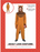 Adult Lion Costume Small Medium - orange jumpsuit with brown mane hood and paws