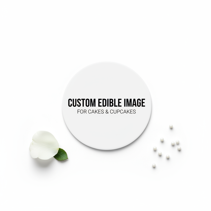 Custom edible image for cakes and cupcakes