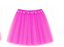 Pink tutu with a gathered waistband and layered tulle skirt.