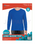 JD Party adult Small blue long sleeve costume top with crew neckline